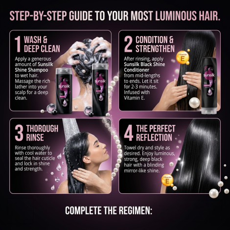 Sunsilk Black Shine Shampoo 300ml