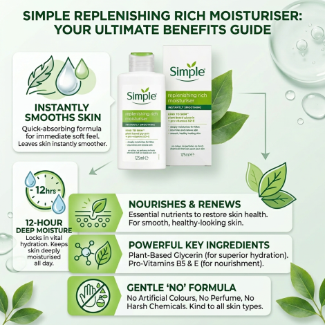 Simple Kind To Skin Replenishing Rich Moisturiser 125 ml
