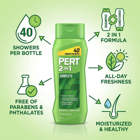 Pert Complete 2in1 Shampoo + Conditioner 400ml