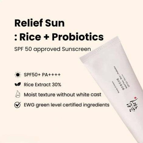 Beauty Of Joseon Rice Probiotics Relief Sun SPF50 50ml