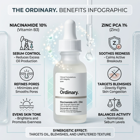 The Ordinary Niacinamide 10% Zinc 1% 30ml