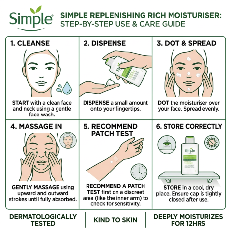 Simple Kind To Skin Replenishing Rich Moisturiser 125 ml