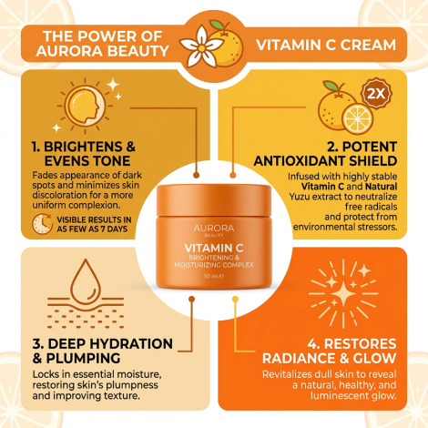 Boots Vitamin C Brightening Moisturising Cream 50 ml
