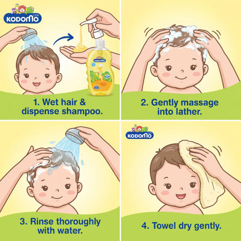 Kodomo Organic 0+ Baby Shampoo 400ml