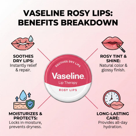 Vaseline Lip Therapy - Rosy Lips 20g