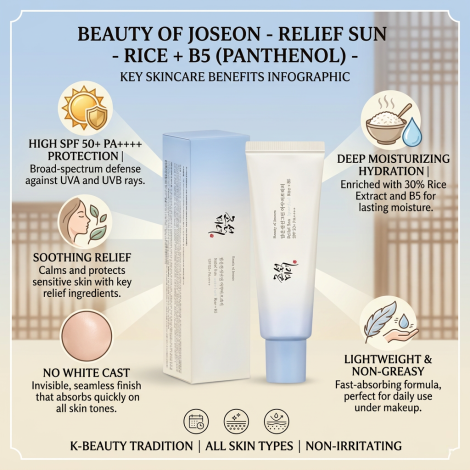 Beauty of Joseon Relief Sun Aqua Fresh Rice + B5 SPF50+ 50ml