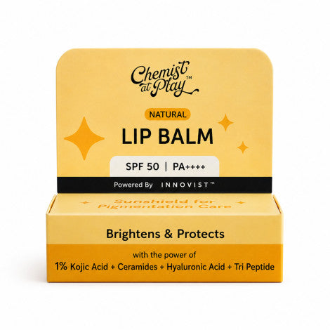 Innovist Chemist At Play Brightens & Protects Natural Lip Balm SPF 50 PA++++ 4.5g