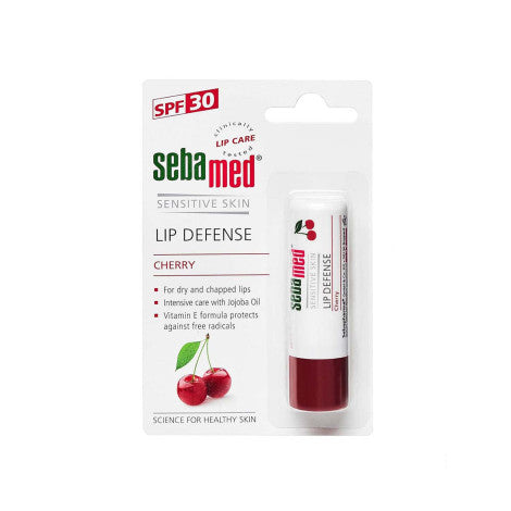 Seba Med Lip Defense Cherry Lip Balm 4.8g