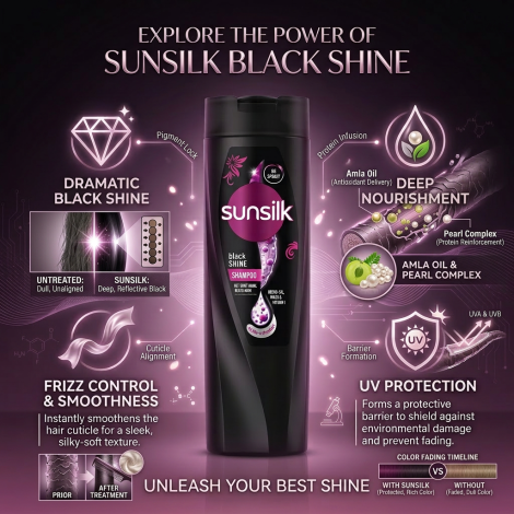 Sunsilk Black Shine Shampoo 300ml