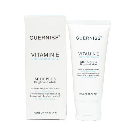 Guerniss Vitamin E Milk Plus Bright And White Facial Foam 60ml