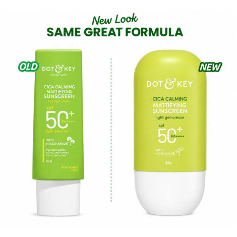 Dot & Key Cica Calming Mattifying Sunscreen SPF50+ PA+++ 80g