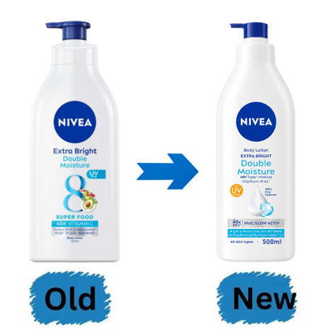 Nivea Extra Bright Double Moisture Body Lotion 500ml