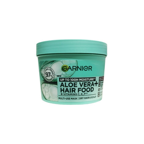 Garnier Up to 100H Moisture Aloe Vera Hair Food + Vitamin C,E,F Multi-Use Mask 400ml