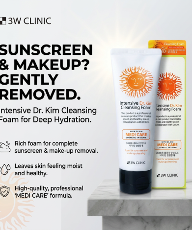 3W Clinic Intensive Dr.Kim Cleansing Foam 120ml