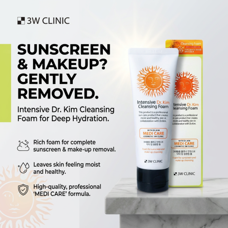 3W Clinic Intensive Dr.Kim Cleansing Foam 120ml