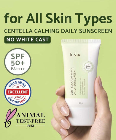 Iunik Centella Calming Daily Sunscreen SPF50 60ml