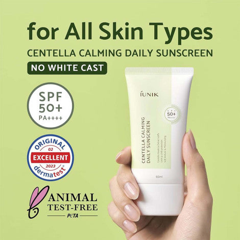 Iunik Centella Calming Daily Sunscreen SPF50 60ml