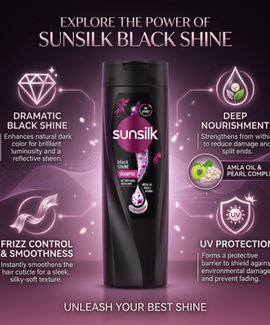 Sunsilk Black Shine Shampoo 300ml