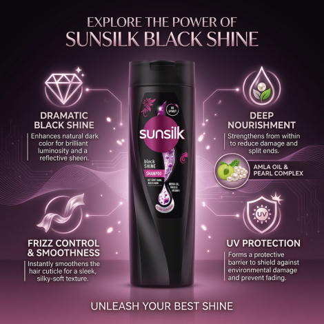 Sunsilk Black Shine Shampoo 300ml