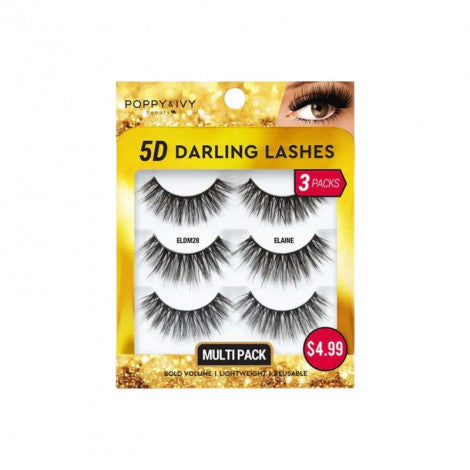 Absolute New York Multipack 5D Darling Eye Lashes - ELDM28 Elaine