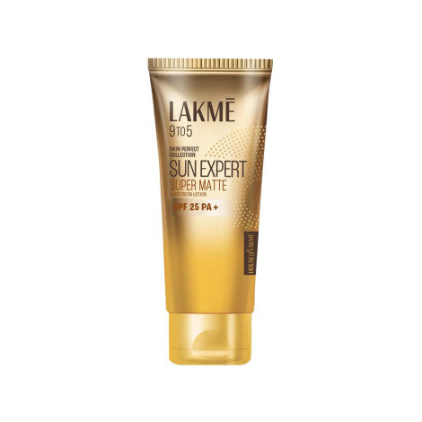 Lakme 9to5 Sun Expert Super Matte Sunscreen Lotion SPF25 PA++ 100ml