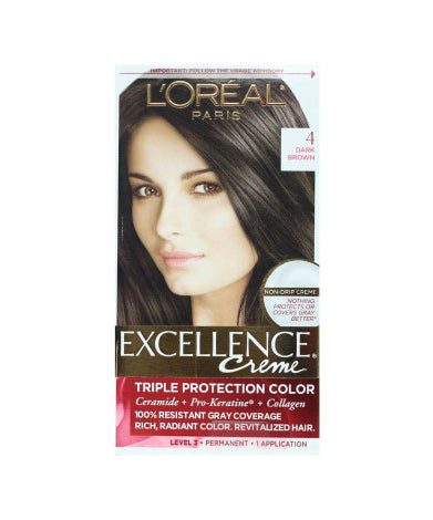 Loreal Hair Colour Excellence - 4 Dark Brown