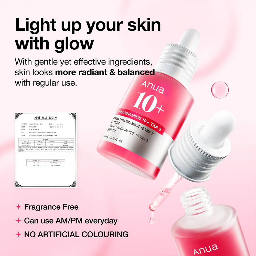 Anua Niacinamide 10 TXA 4 Serum for Brightening and Dark Spots 10ml