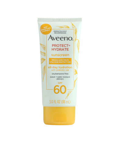 Aveeno Protect + Hydrate Oxybenzone-Free SPF60 Face Sunscreen Lotion 88ml