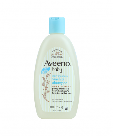 Aveeno Baby Wash & Shampoo Lightly Scented 236ml