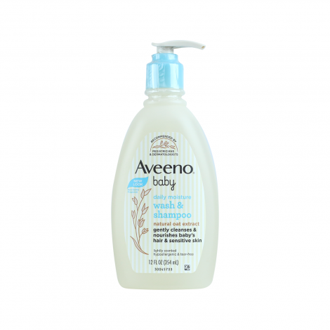 Aveeno Baby Daily Moisture Wash & Shampoo 354ml