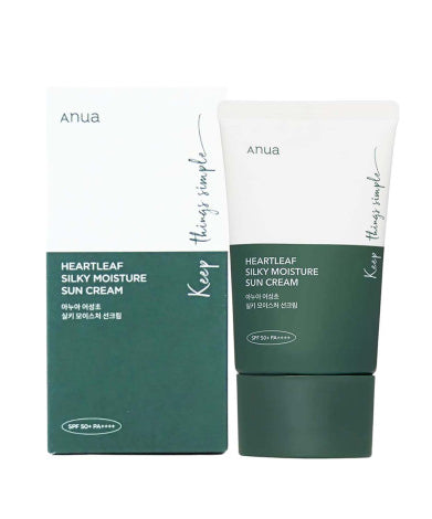 Anua Heartleaf Silky Moisture Sun Cream SPF 50+ PA++ 50ml