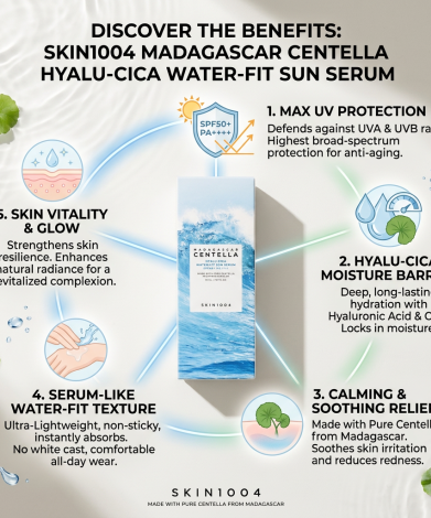 SKIN 1004 - Madagascar Centella Hyalu-Cica Water-Fit Sun Serum SPF 50 PA 50ml
