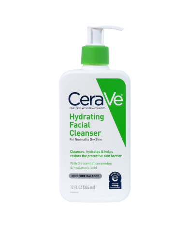 Cerave Hydrating Facial Cleanser For Normal To Dry Skin 355ml