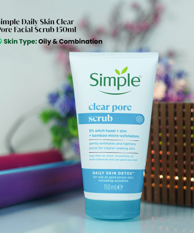 Simple Daily Skin Clear Pore Facial Scrub 150ml