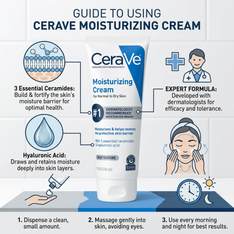 Cerave Moisturizing Cream For Normal To Dry Skin 236ml