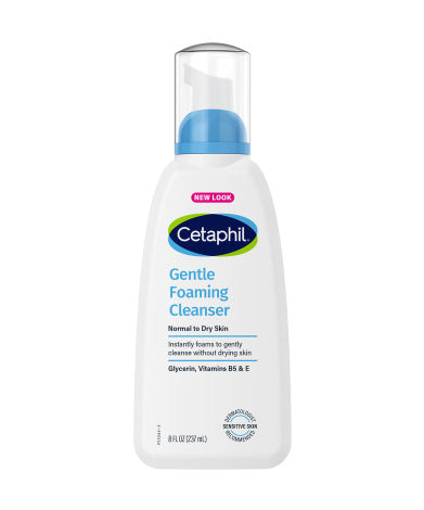 Cetaphil Gentle Foaming Cleanser Normal to Dry Sensitive Skin 237ml