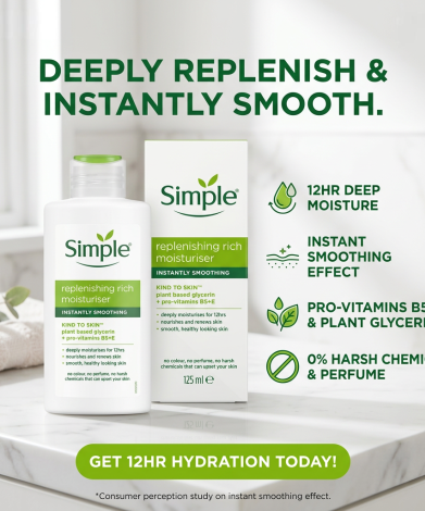 Simple Kind To Skin Replenishing Rich Moisturiser 125 ml