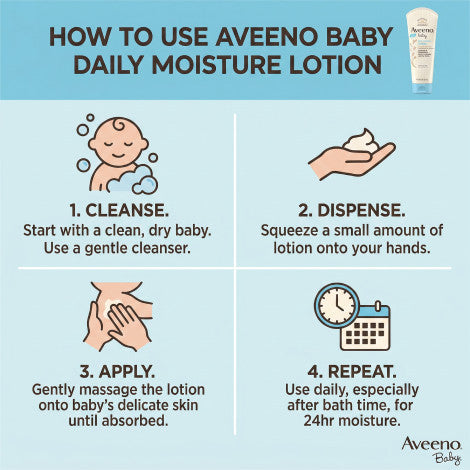 Aveeno Baby Daily Moisture Lotion 227g