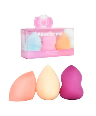 Powder Puff Beauty Blender Makeup Sponge 3Pcs