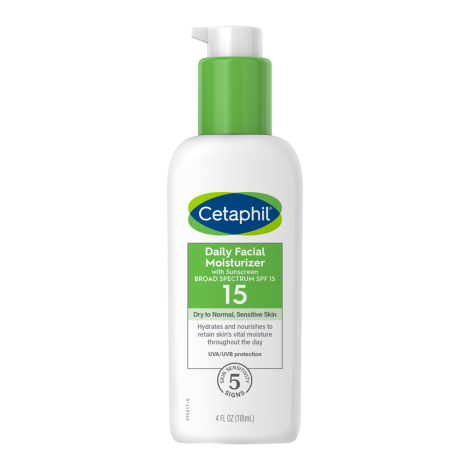 Cetaphil Daily Facial Moisturizer Sunscreen SPF 15 118ml