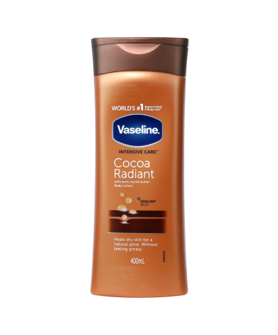 Vaseline Intensive Care Cocoa Radiant Non Greasy Body Lotion 400ml