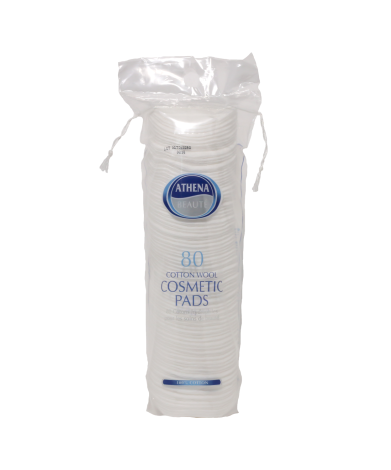 Athena Beaute Cotton Wool Cosmetic Pads 80 Pcs