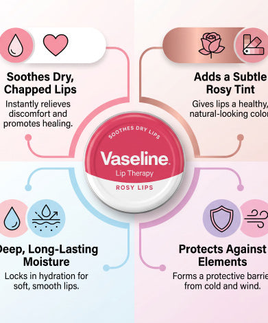 Vaseline Lip Therapy - Rosy Lips  20g