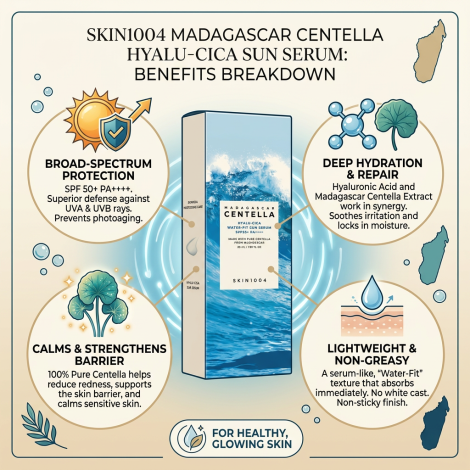 SKIN 1004 - Madagascar Centella Hyalu-Cica Water-Fit Sun Serum SPF 50 PA 50ml