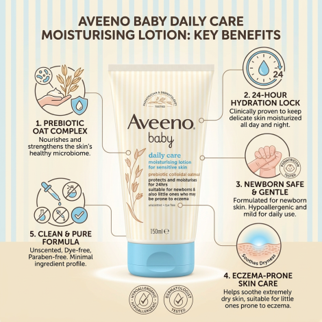 Aveeno Daily Care Baby Moisturizing Lotion 150ml