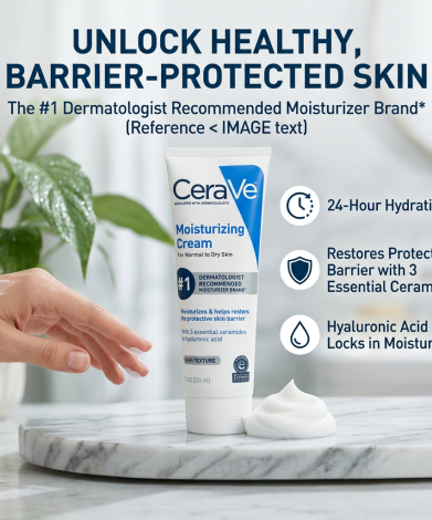 Cerave Moisturizing Cream For Normal To Dry Skin 236ml