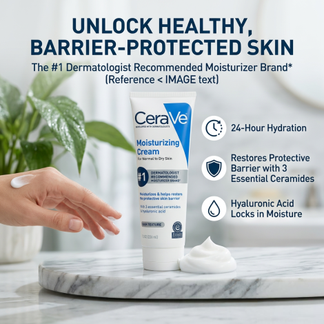 Cerave Moisturizing Cream For Normal To Dry Skin 236ml