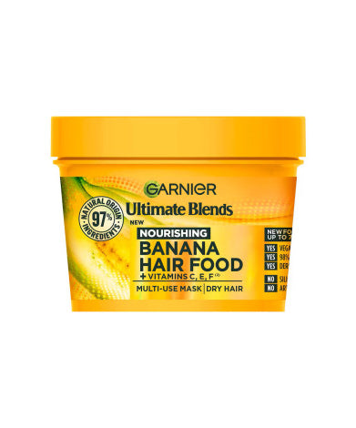 Garnier Ultimate Blend Nourishing Banana Hair Food + Vitamin C,E,F Multi-Use Mask 400ml