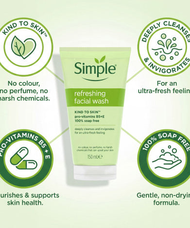 Simple Refreshing Facial Wash 150ml