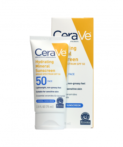 Cerave Hydrating Sunscreen Broad Spectrum SPF50 75ml